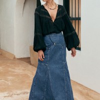 SPELL CABANA Muse Denim Maxi